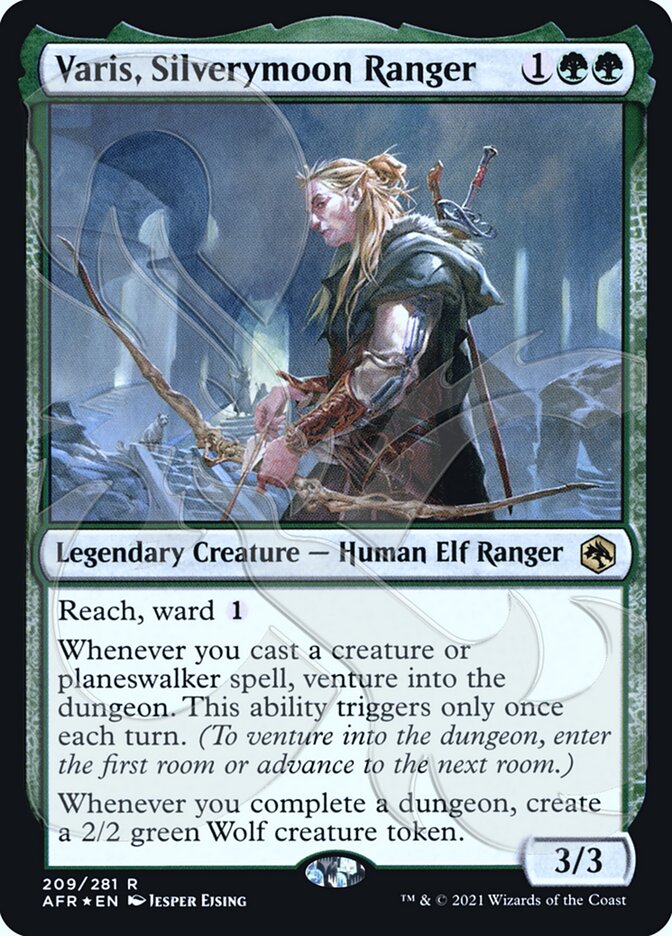 Varis, Silverymoon Ranger (Ampersand Promo) [Dungeons & Dragons: Adventures in the Forgotten Realms Promos] - The Mythic Store | 24h Order Processing
