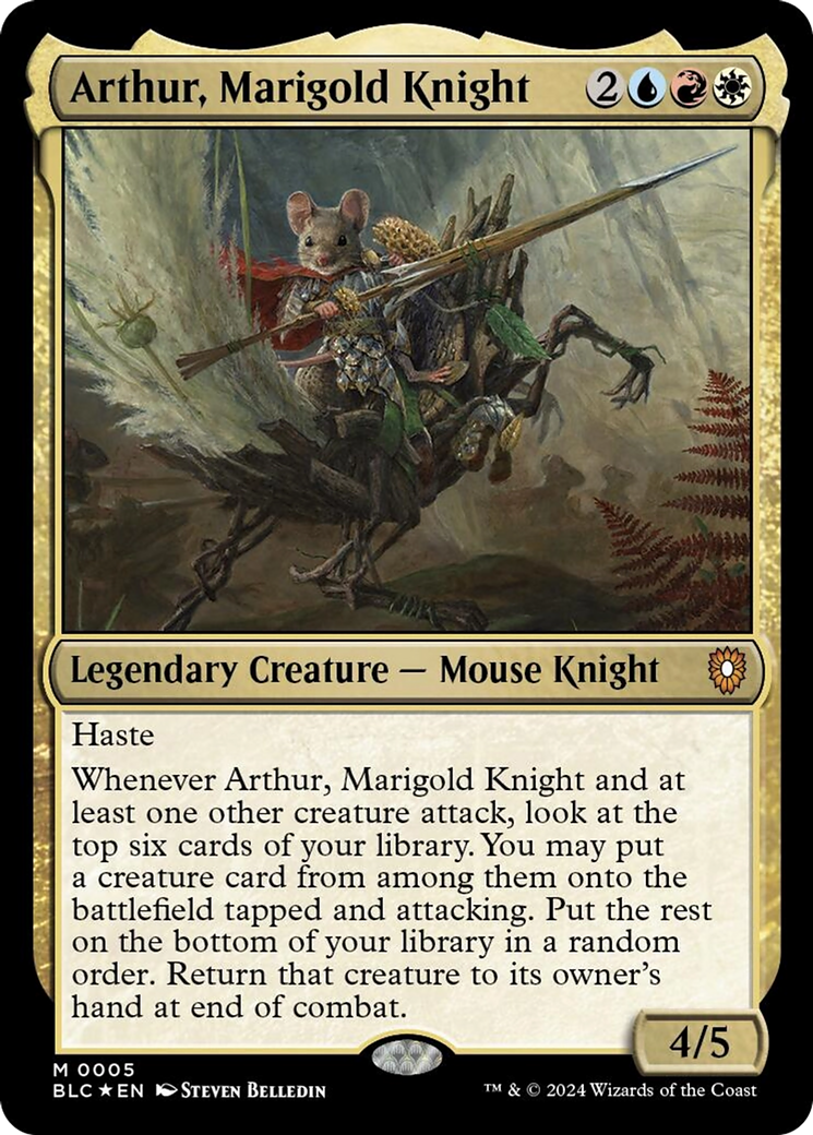 Arthur, Marigold Knight [Bloomburrow Commander] - The Mythic Store | 24h Order Processing