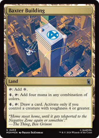 Baxter Building (Surge Foil) [Marvel Super Heroes] - The Mythic Store | 24h Order Processing