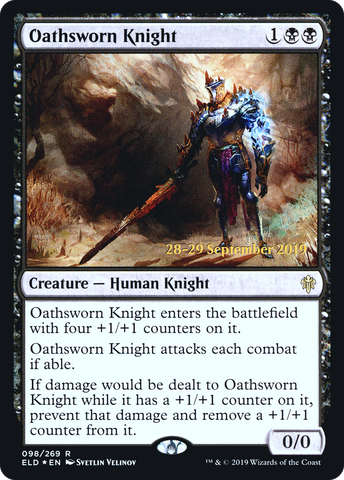 Oathsworn Knight [Throne of Eldraine Prerelease Promos] - The Mythic Store | 24h Order Processing