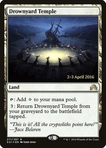Drownyard Temple [Shadows over Innistrad Prerelease Promos] - The Mythic Store | 24h Order Processing