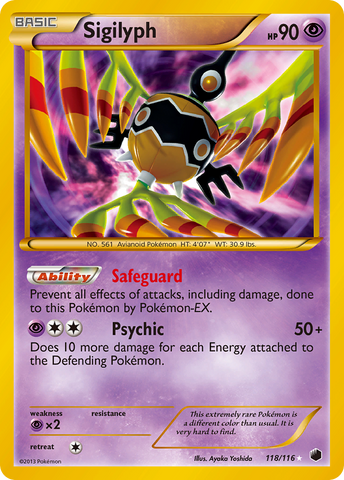 Sigilyph (118/116) [Black & White: Plasma Freeze] - The Mythic Store | 24h Order Processing