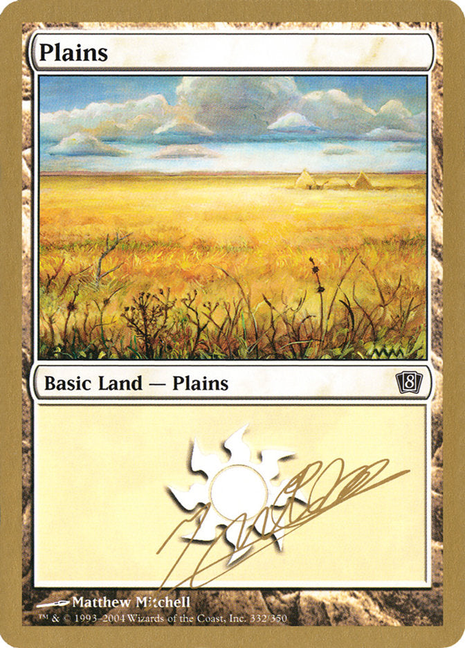 Plains (jn332) (Julien Nuijten) [World Championship Decks 2004] - The Mythic Store | 24h Order Processing