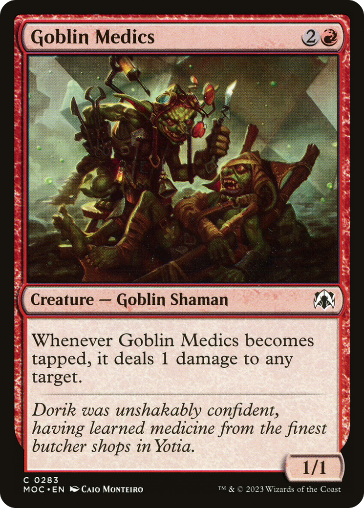 Goblin Medics [March of the Machine Commander] - The Mythic Store | 24h Order Processing