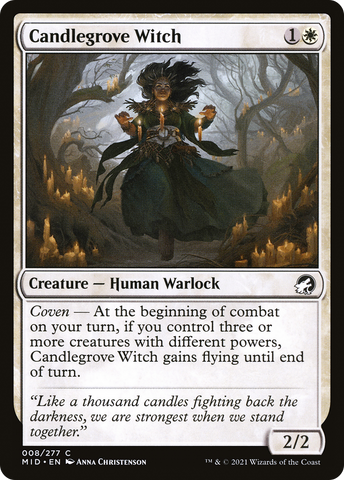 Candlegrove Witch [Innistrad: Midnight Hunt] - The Mythic Store | 24h Order Processing