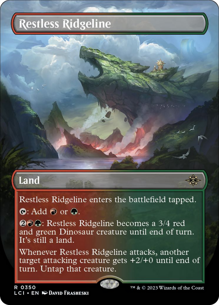 Restless Ridgeline (Borderless) [The Lost Caverns of Ixalan] - The Mythic Store | 24h Order Processing