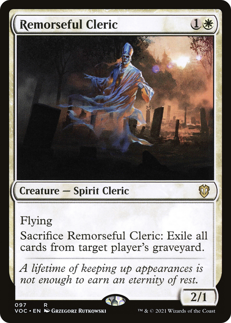 Remorseful Cleric [Innistrad: Crimson Vow Commander] - The Mythic Store | 24h Order Processing