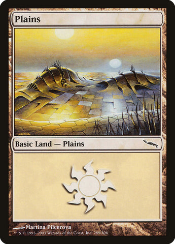 Plains (289) [Mirrodin] - The Mythic Store | 24h Order Processing