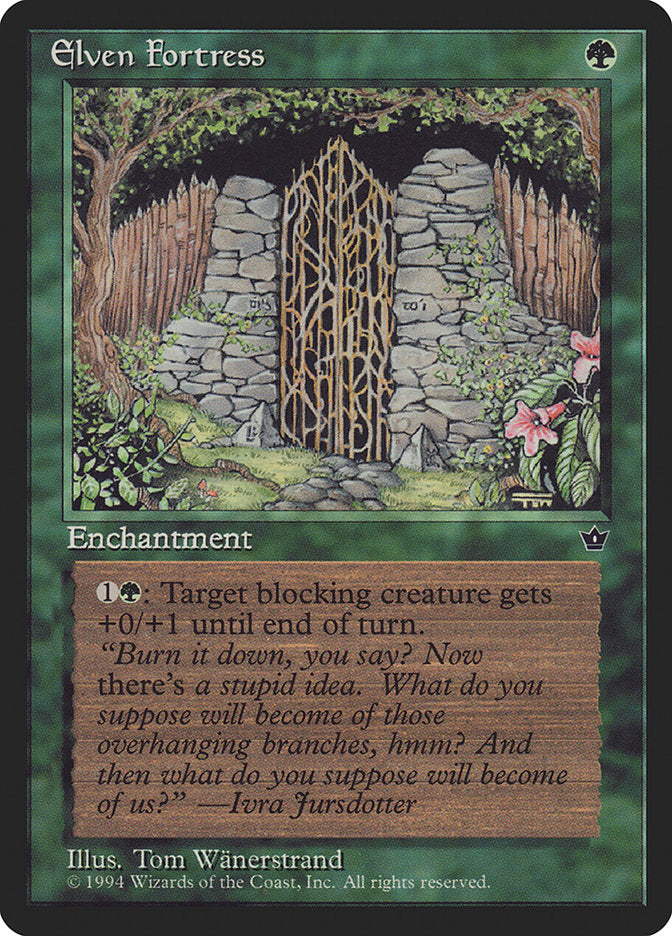 Elven Fortress (Tom Wanerstrand) [Fallen Empires] - The Mythic Store | 24h Order Processing