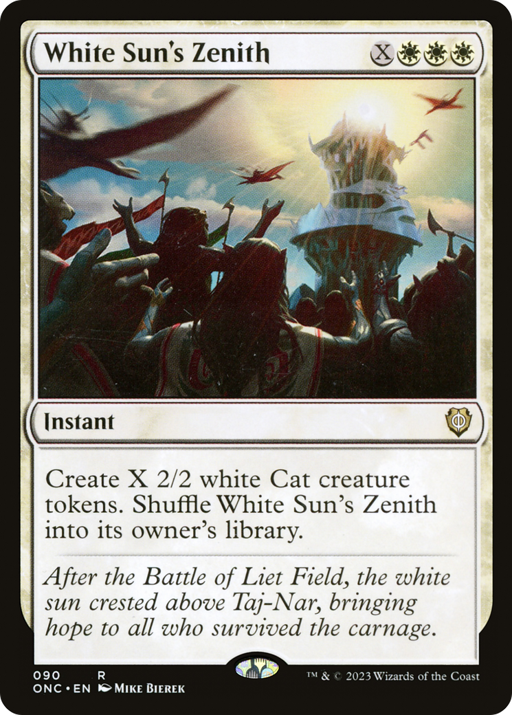 White Sun's Zenith [Phyrexia: All Will Be One Commander] - The Mythic Store | 24h Order Processing