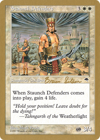 Staunch Defenders (Brian Selden) (SB) [World Championship Decks 1998] - The Mythic Store | 24h Order Processing