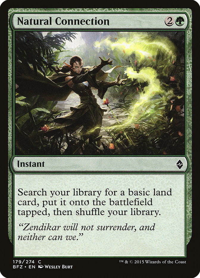 Natural Connection [Battle for Zendikar] - The Mythic Store | 24h Order Processing