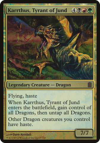 Karrthus, Tyrant of Jund (Oversized) [Commander's Arsenal Oversized] - The Mythic Store | 24h Order Processing
