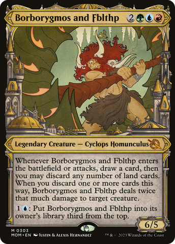 Borborygmos and Fblthp (Showcase Planar Booster Fun) [March of the Machine] - The Mythic Store | 24h Order Processing