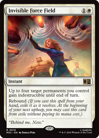 Invisible Force Field (Surge Foil) [Marvel Super Heroes Commander] - The Mythic Store | 24h Order Processing