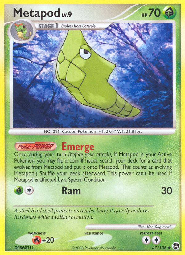 Metapod (47/106) [Diamond & Pearl: Great Encounters] - The Mythic Store | 24h Order Processing