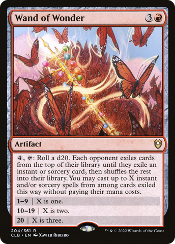 Wand of Wonder [Commander Legends: Battle for Baldur's Gate] - The Mythic Store | 24h Order Processing