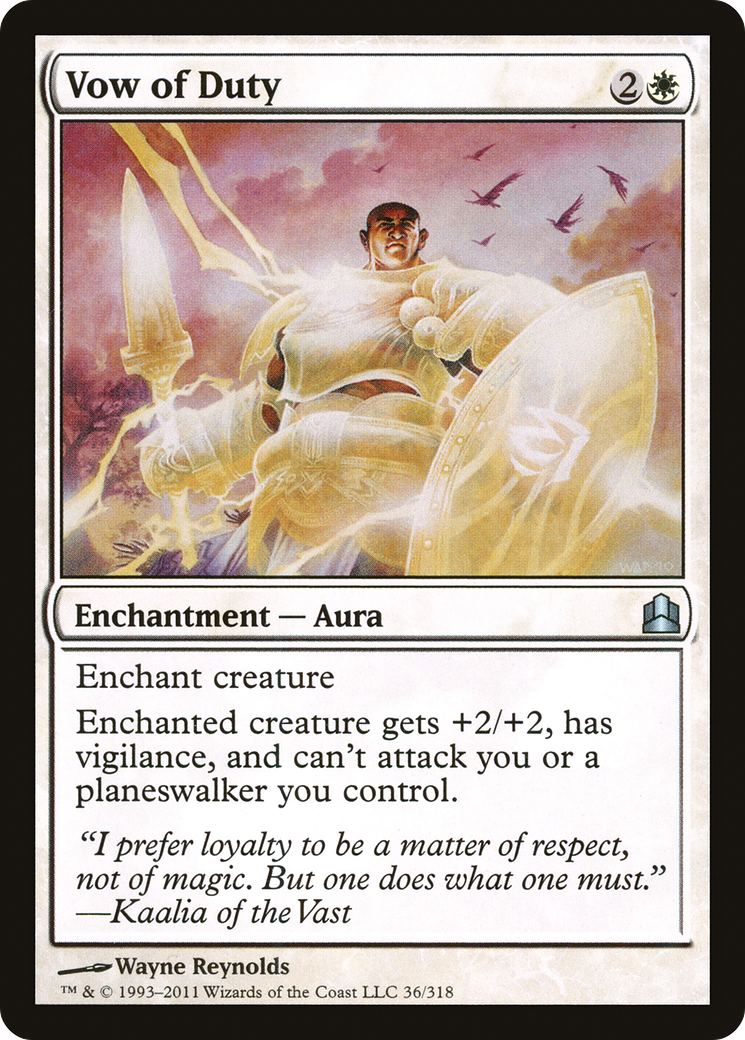 Vow of Duty [Commander 2011] - The Mythic Store | 24h Order Processing