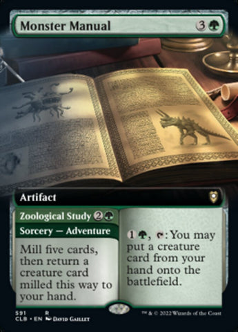 Monster Manual // Zoological Study (Extended Art) [Commander Legends: Battle for Baldur's Gate] - The Mythic Store | 24h Order Processing