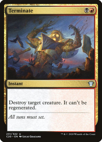 Terminate [Commander 2020] - The Mythic Store | 24h Order Processing