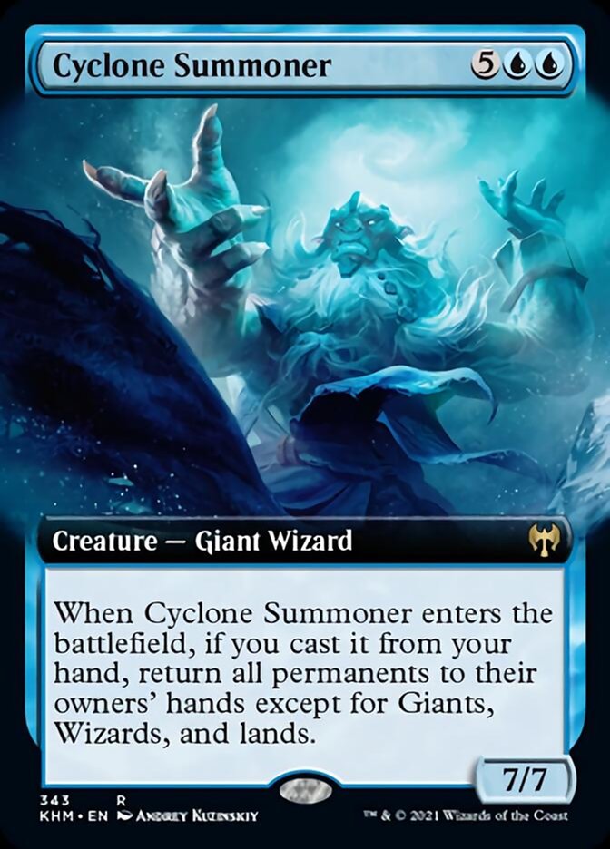 Cyclone Summoner (Extended Art) [Kaldheim] - The Mythic Store | 24h Order Processing