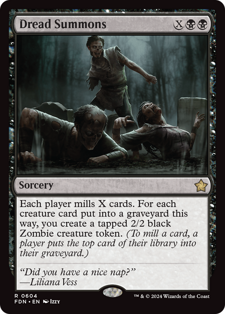 Dread Summons [Foundations] - The Mythic Store | 24h Order Processing