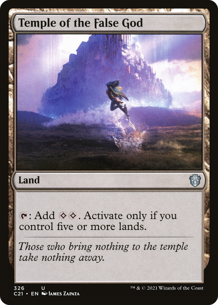 Temple of the False God [Commander 2021] - The Mythic Store | 24h Order Processing