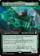 Nev, the Practical Dean (Extended Art) [Secrets of Strixhaven Commander] - The Mythic Store | 24h Order Processing