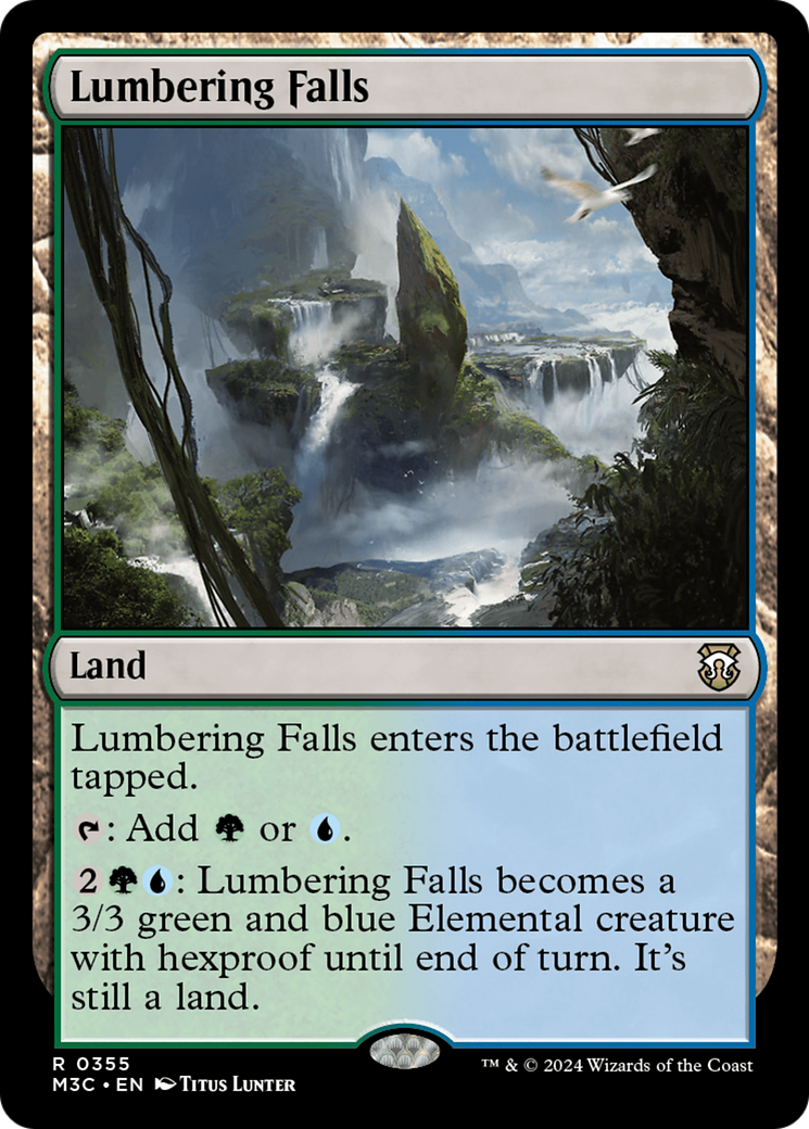 Lumbering Falls (Ripple Foil) [Modern Horizons 3 Commander] - The Mythic Store | 24h Order Processing