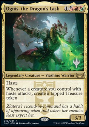 Ognis, the Dragon's Lash (Promo Pack) [Streets of New Capenna Promos] - The Mythic Store | 24h Order Processing