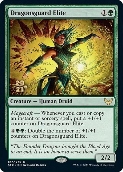 Dragonsguard Elite [Strixhaven: School of Mages Prerelease Promos] - The Mythic Store | 24h Order Processing