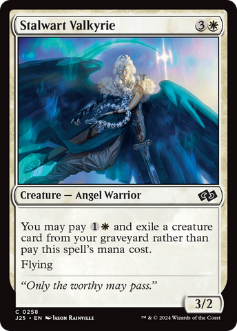 Stalwart Valkyrie [Foundations Jumpstart] - The Mythic Store | 24h Order Processing