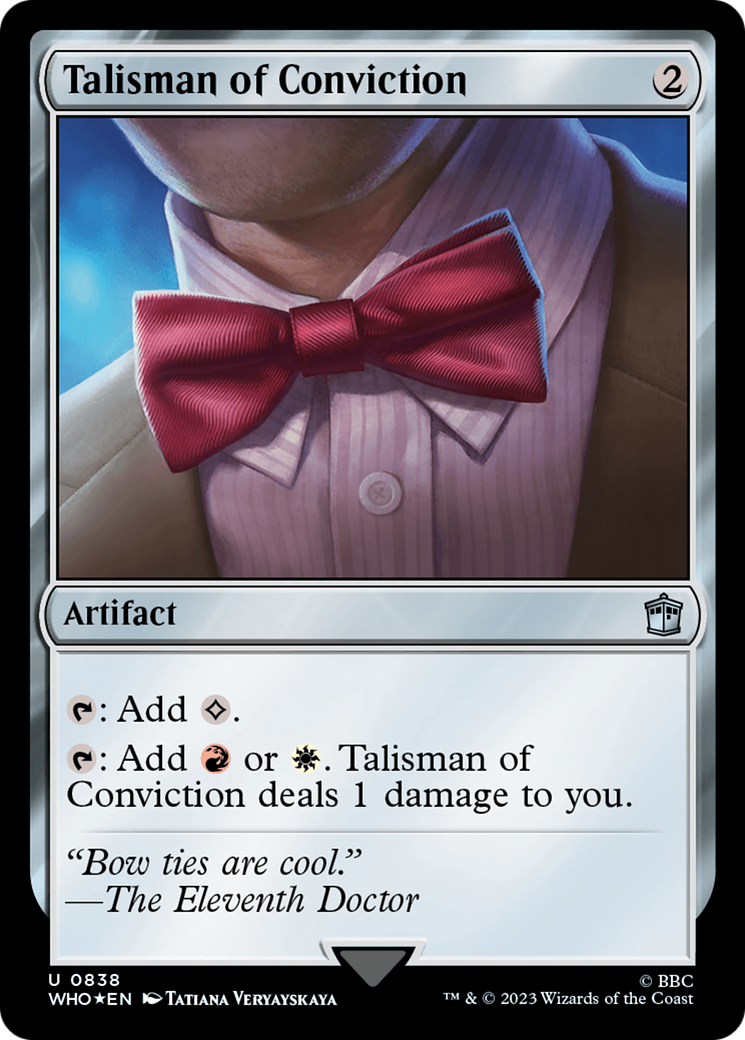 Talisman of Conviction (Surge Foil) [Doctor Who] - The Mythic Store | 24h Order Processing