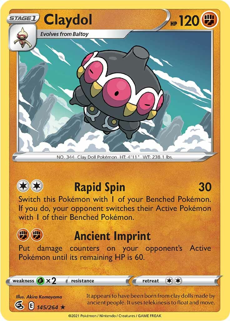 Claydol (145/264) [Sword & Shield: Fusion Strike] - The Mythic Store | 24h Order Processing