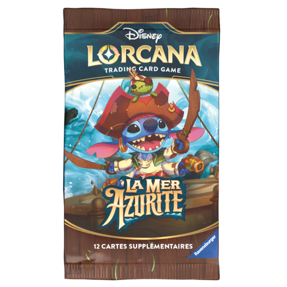 Lorcana: Azurite Sea (La Mer Azurite) - Booster Pack (FR) - The Mythic Store | 24h Order Processing