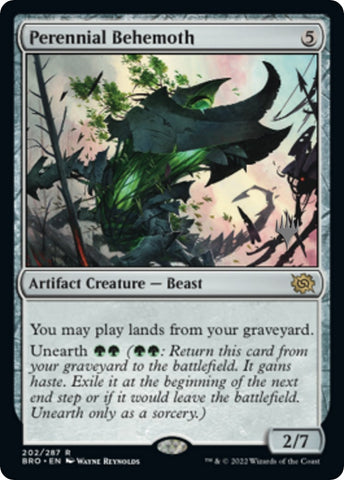 Perennial Behemoth (Promo Pack) [The Brothers' War Promos] - The Mythic Store | 24h Order Processing