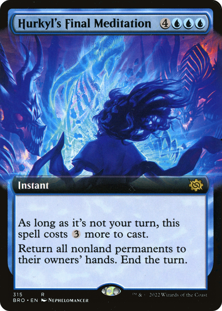 Hurkyl's Final Meditation (Extended Art) [The Brothers' War] - The Mythic Store | 24h Order Processing