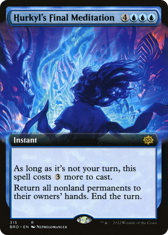 Hurkyl's Final Meditation (Extended Art) [The Brothers' War] - The Mythic Store | 24h Order Processing