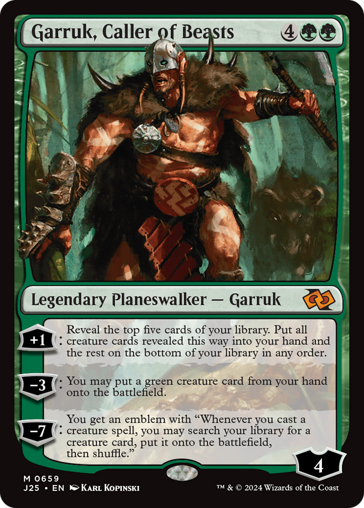 Garruk, Caller of Beasts [Foundations Jumpstart] - The Mythic Store | 24h Order Processing