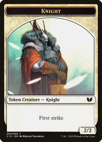 Knight (004) // Elemental Shaman Double-Sided Token [Commander 2015 Tokens] - The Mythic Store | 24h Order Processing