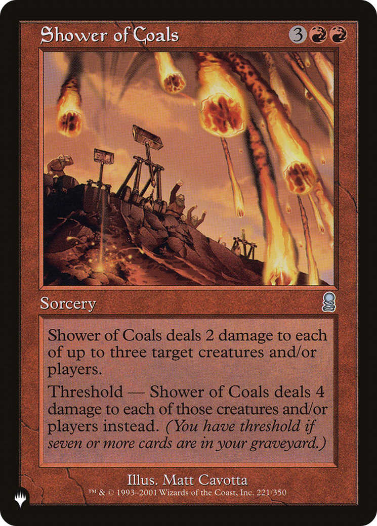 Shower of Coals [The List] - The Mythic Store | 24h Order Processing