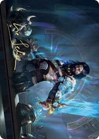 Halvar, God of Battle Art Card (Gold-Stamped Signature) [Kaldheim Art Series] - The Mythic Store | 24h Order Processing