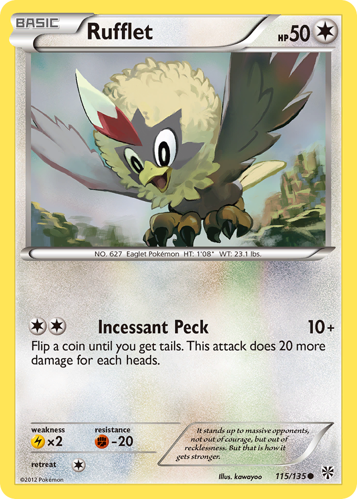 Rufflet (115/135) [Black & White: Plasma Storm] - The Mythic Store | 24h Order Processing