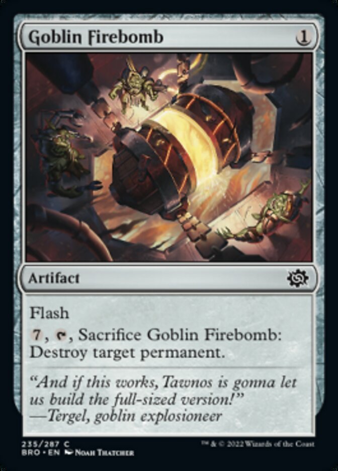 Goblin Firebomb [The Brothers' War] - The Mythic Store | 24h Order Processing