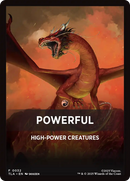 Powerful Theme Card [Avatar: The Last Airbender Tokens] - The Mythic Store | 24h Order Processing