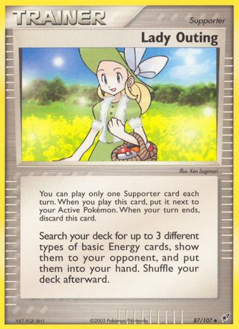 Lady Outing (87/107) [EX: Deoxys] - The Mythic Store | 24h Order Processing