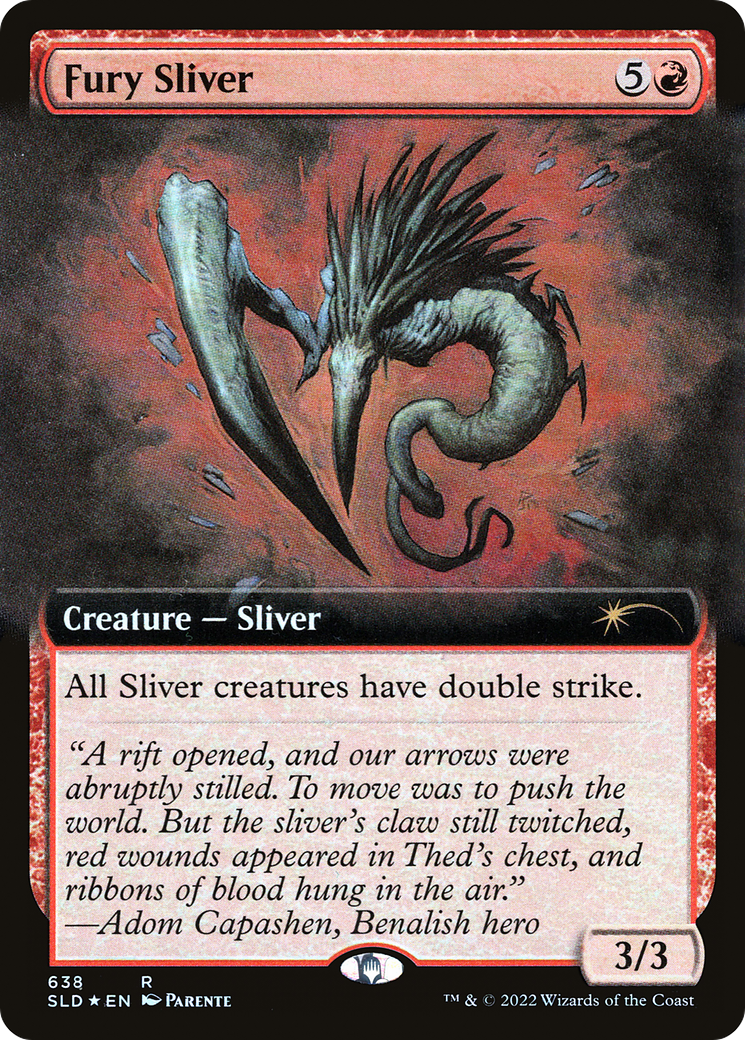 Fury Sliver (Extended Art) [Secret Lair Drop Promos] - The Mythic Store | 24h Order Processing