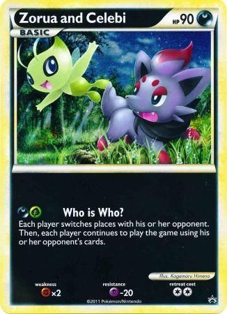 Zorua and Celebi (Jumbo Card) [Miscellaneous Cards] - The Mythic Store | 24h Order Processing
