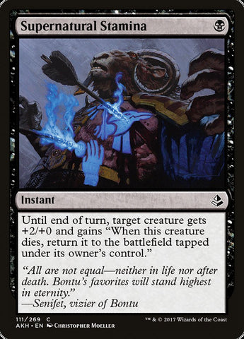 Supernatural Stamina [Amonkhet] - The Mythic Store | 24h Order Processing