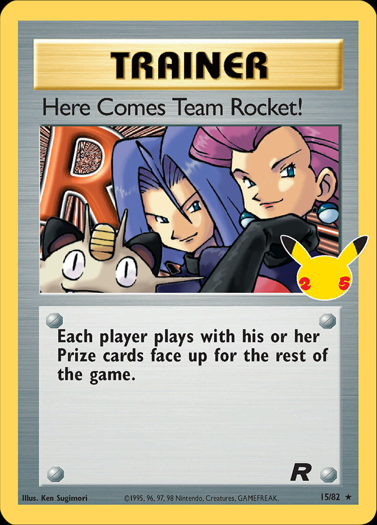 Here Comes Team Rocket! (15/82) [Celebrations: 25th Anniversary - Classic Collection] - The Mythic Store | 24h Order Processing